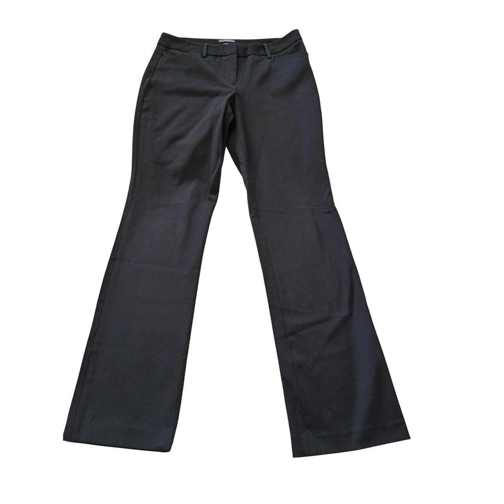 EXPRESS Editor Pants Black 4 Regular Slim Leg Career Work Business Slacks 30x32